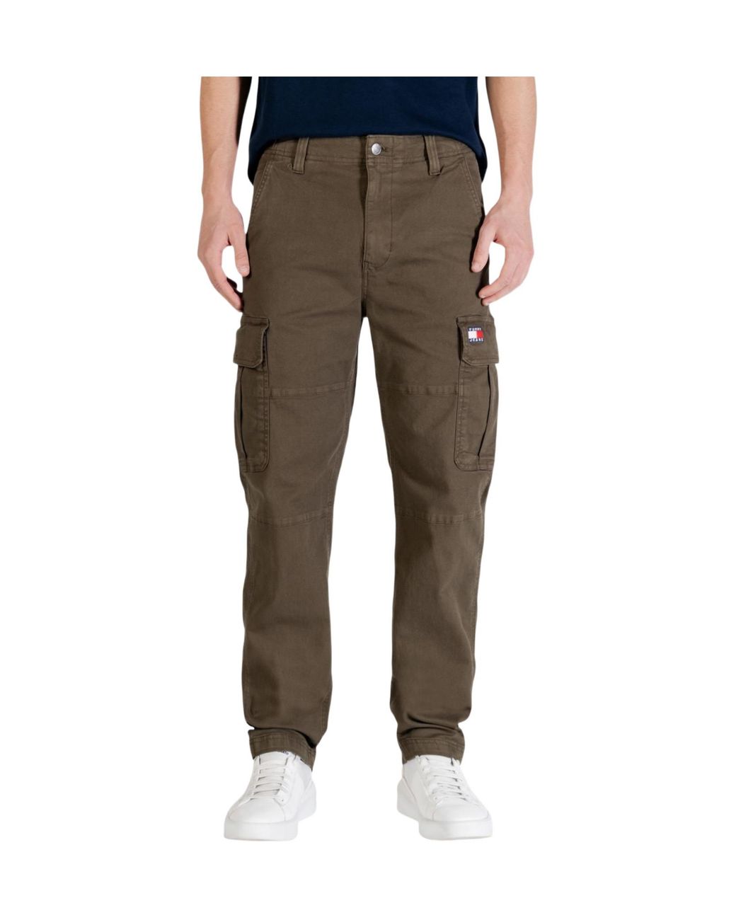 Tommy Hilfiger Gray Casual Pants With Belt Loops for men