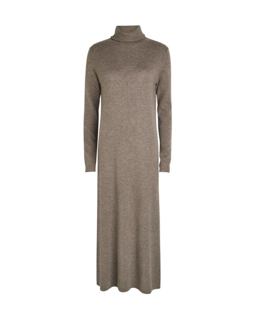Lisa Yang Brown Cashmere Jumper Dress