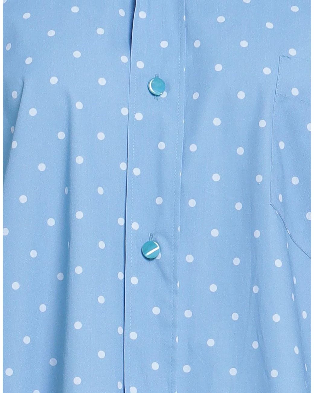 Marni Blue Polka Dot Shirt