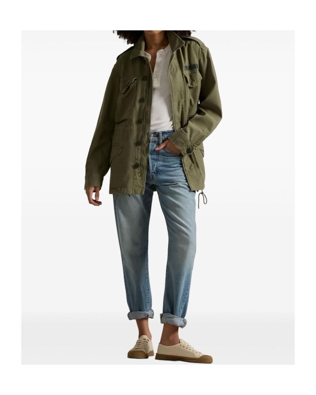 Polo Ralph Lauren Green Twill Field Jacket
