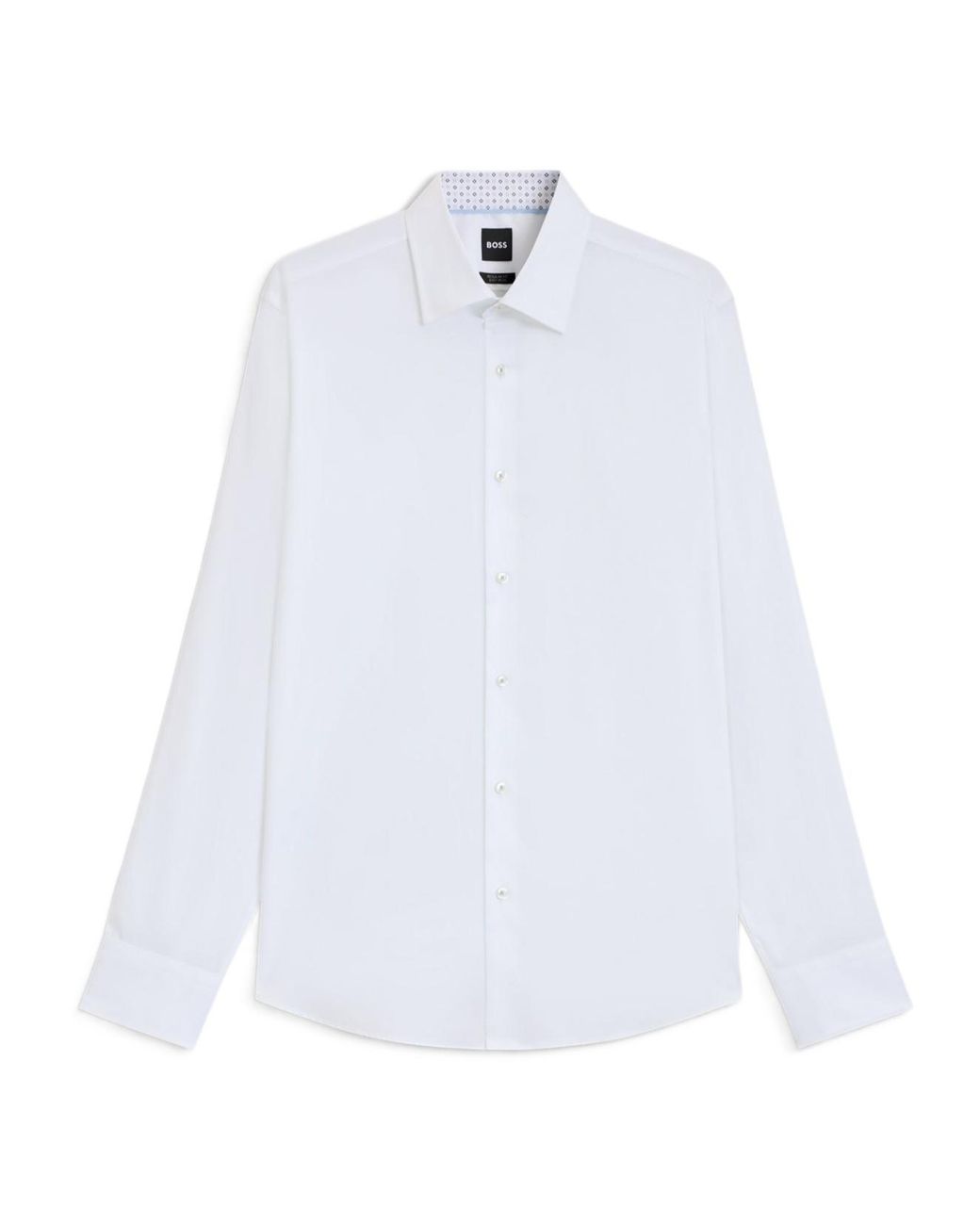 Boss White Boss Long-Sleeved Button-Up Shirt for men