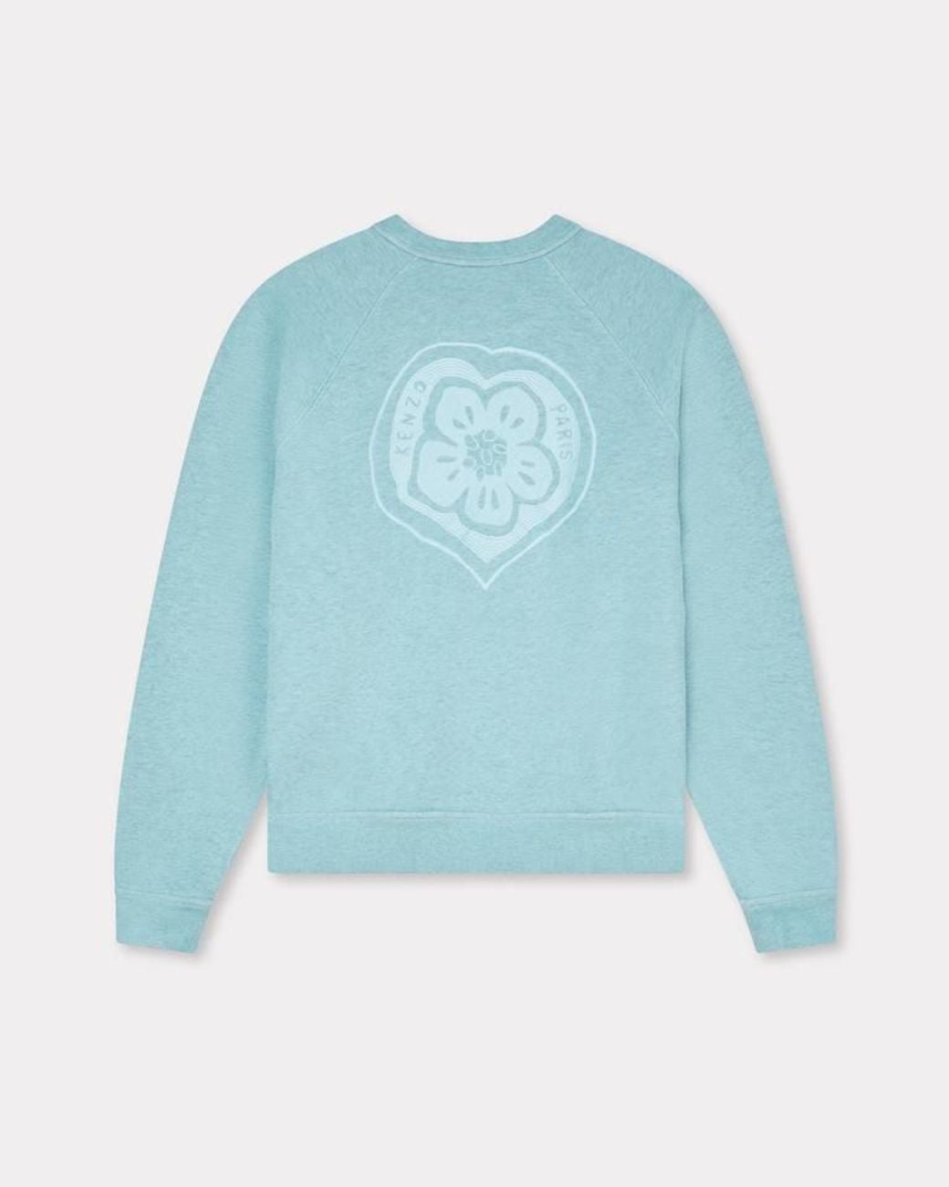 KENZO Blue Embroidered Logo Sweatshirt