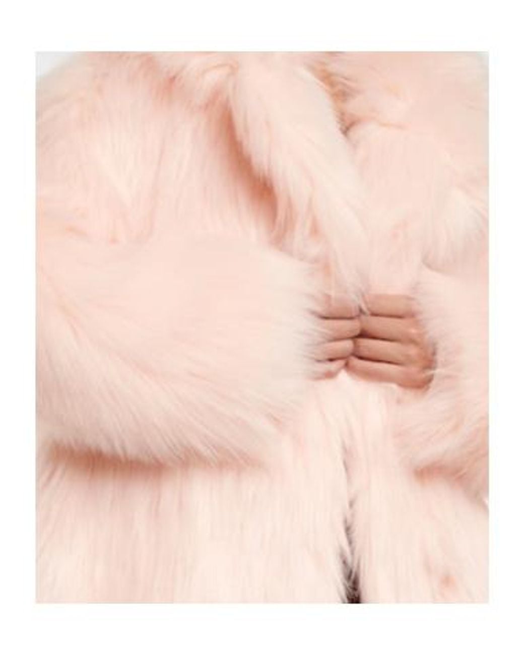 Sportmax Pink Raid Faux Fur Coat