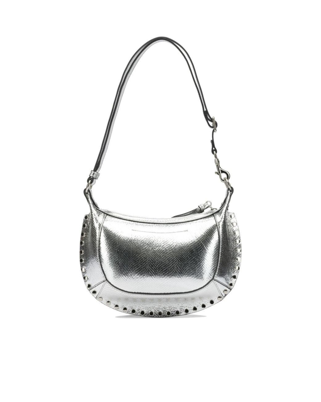 Isabel Marant White Oskan Moon Shoulder Bag