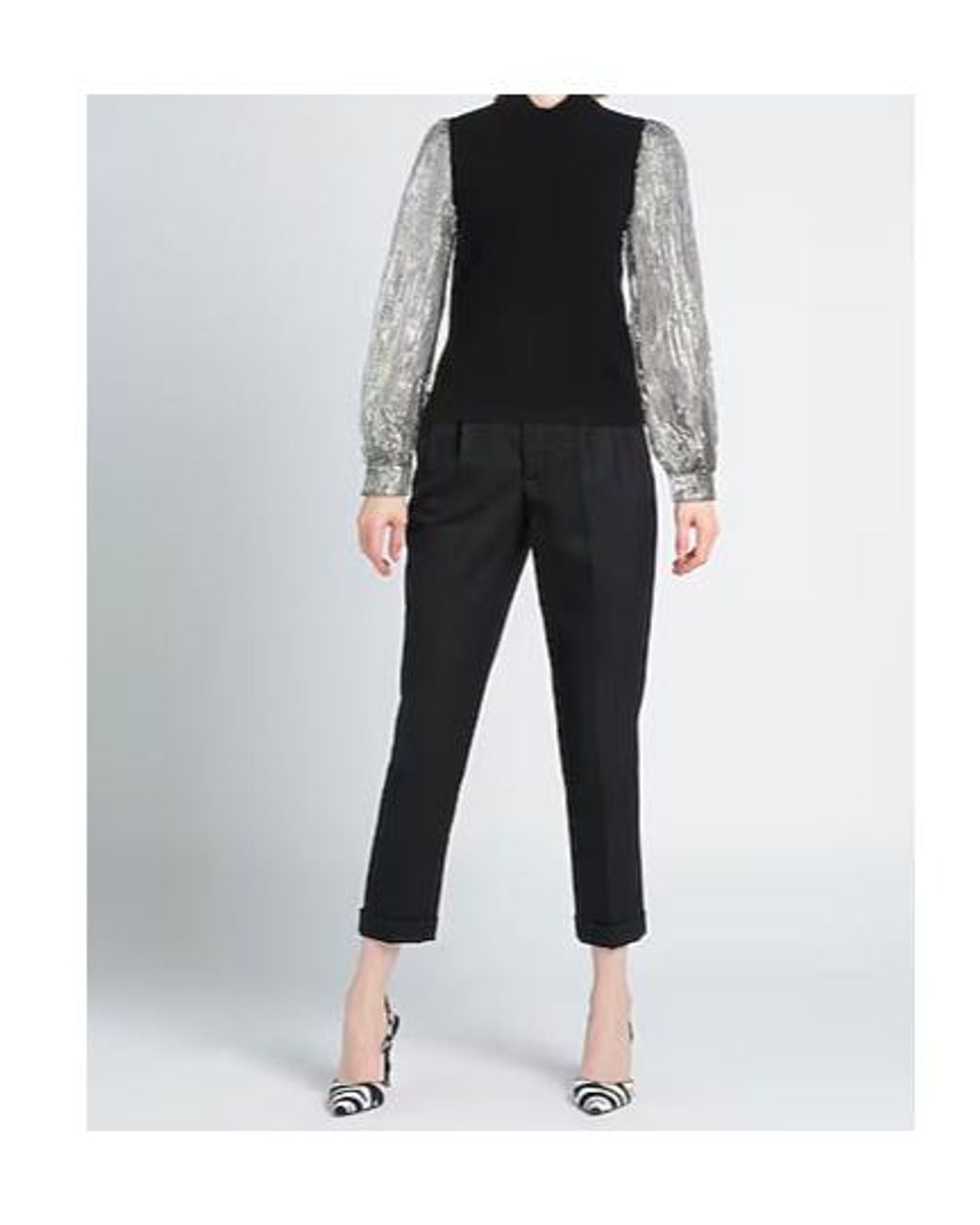 Tory Burch Black High-Neck Sweater