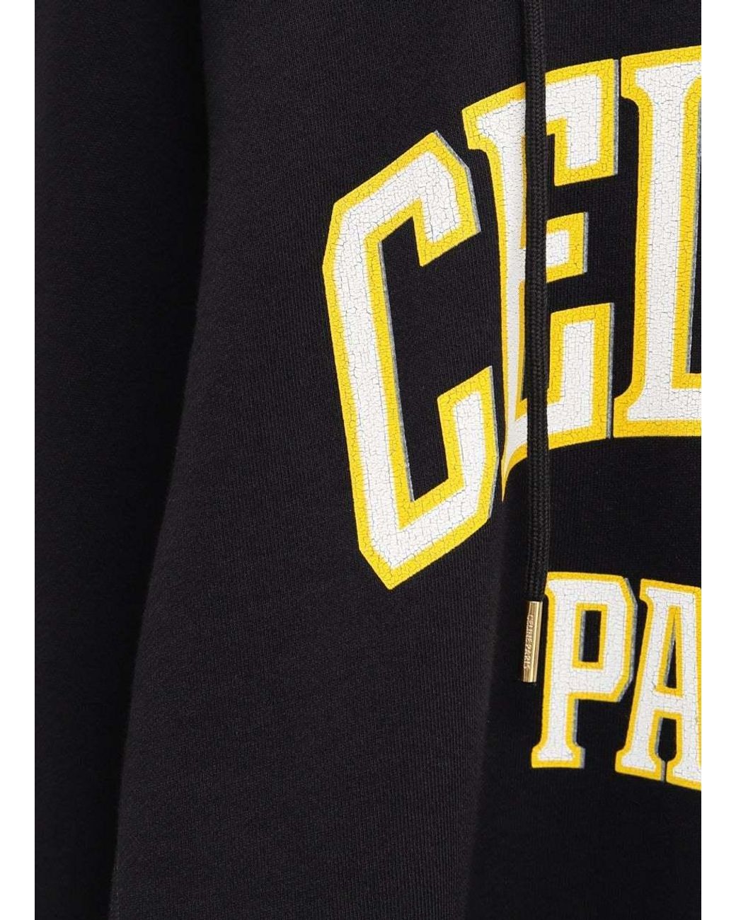 Céline Black Oversized Hoodie