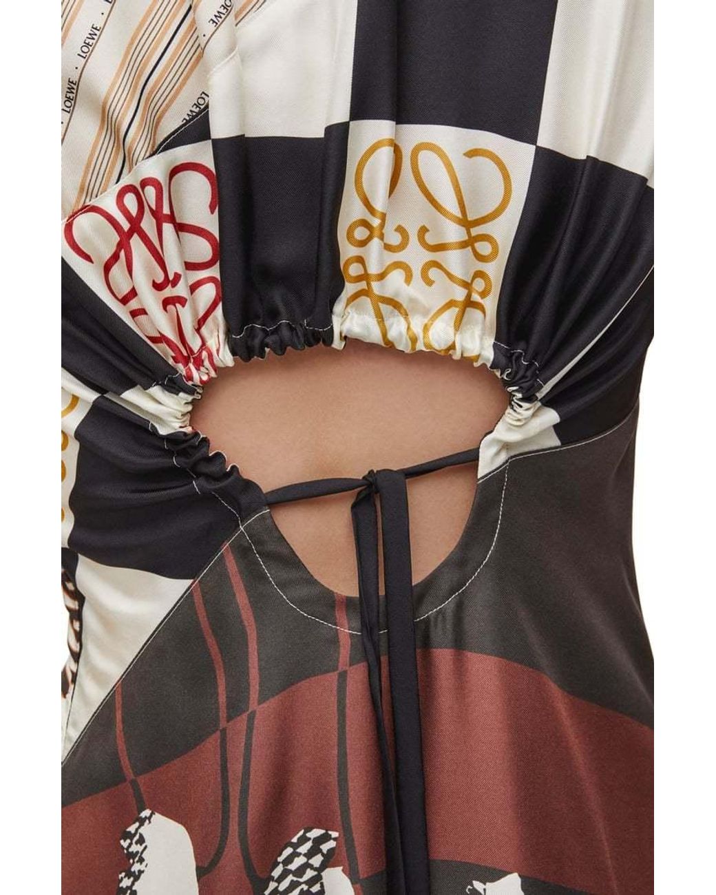 Loewe White Cut-Out Dress