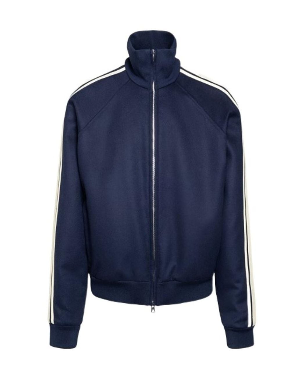 Bottega Veneta Zip-Up Track Jacket in Blue for Men | Lyst