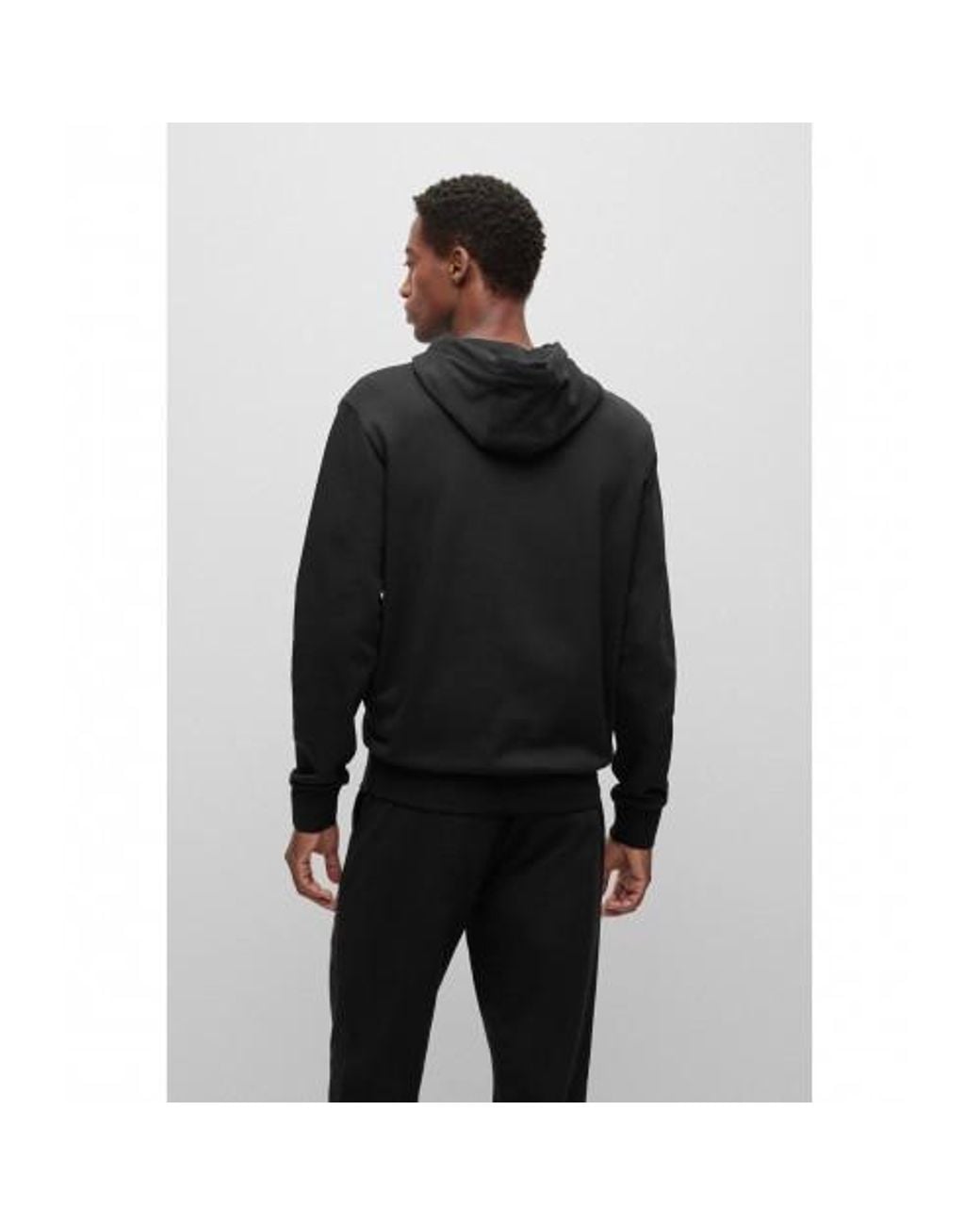 Boss Black Seeger Cotton Hoodie for men