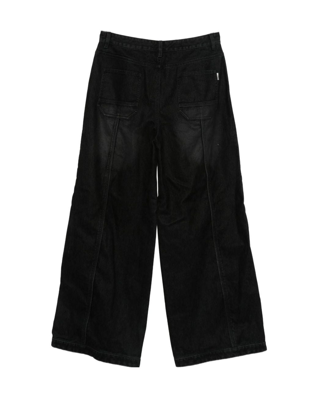 Juun.J Black Split-Seam Jeans for men