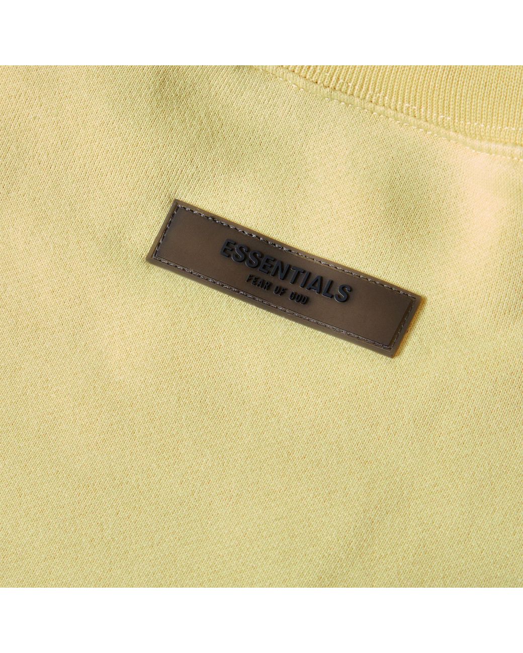 Fear Of God Yellow Long-Sleeved Ribbed Sweatshirt for men