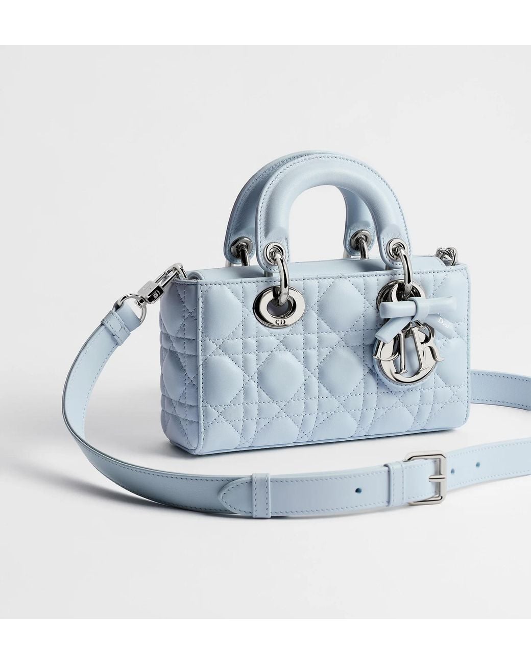 Dior Blue Mini Lady D-Joy Shoulder Bag