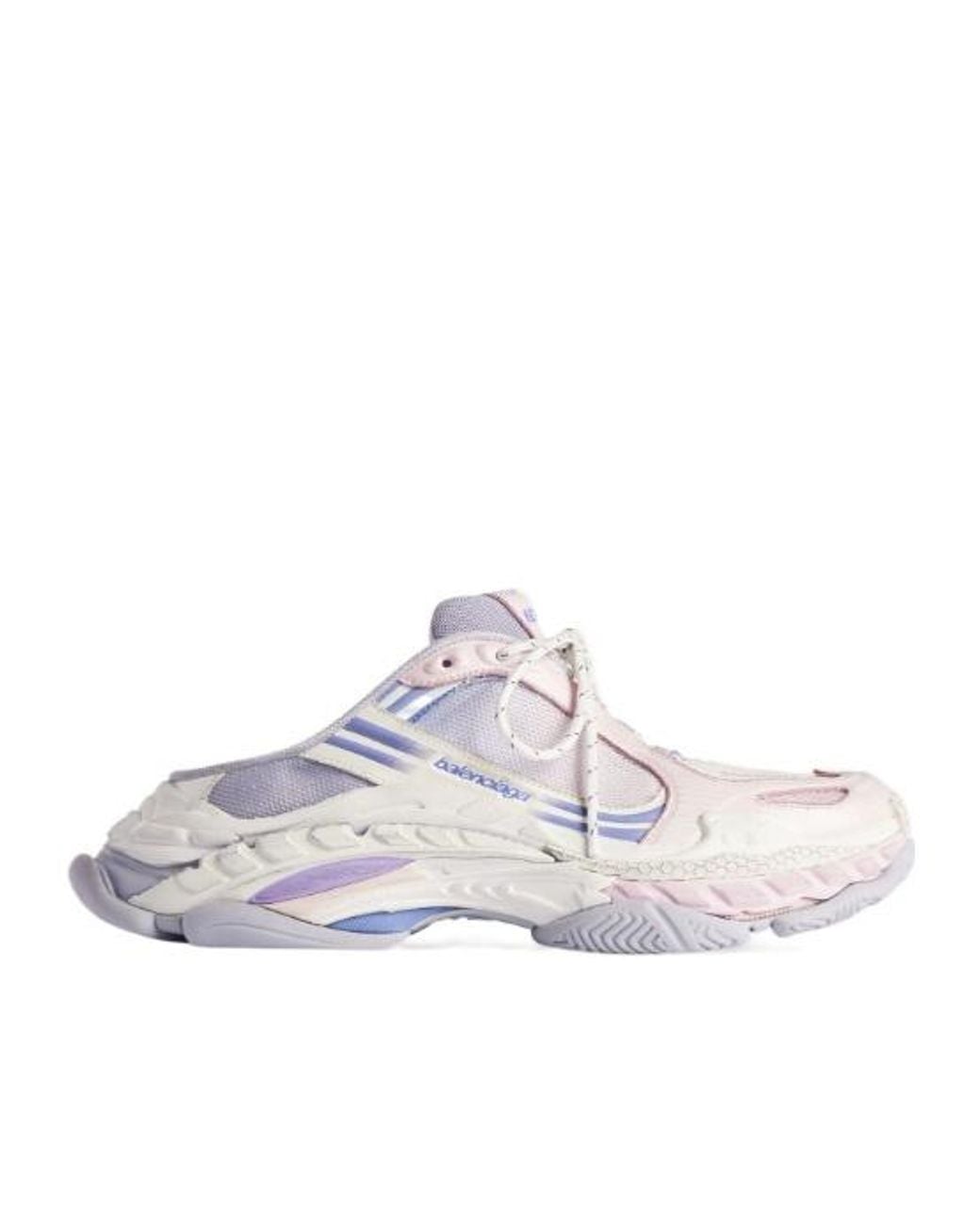 Balenciaga White Triple S Mule Sneakers