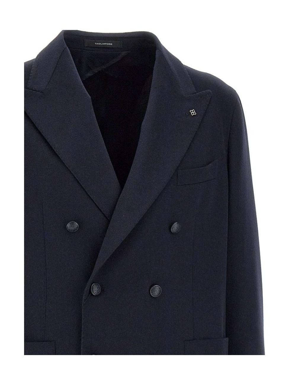 Tagliatore Blue Montecarlo Double Breasted Blazer for men