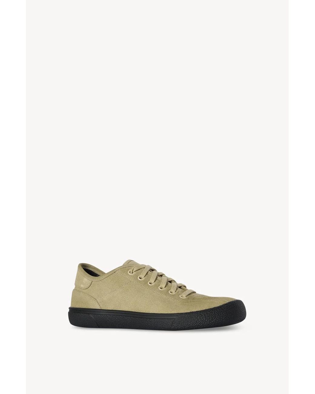 The Row Green Dove Suede Sneakers for men