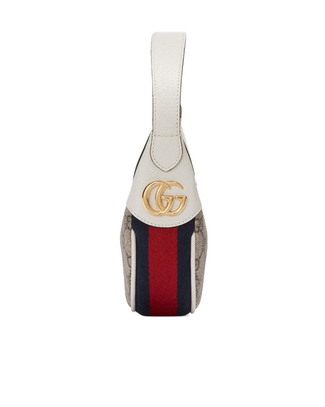 Gucci Gray Ophidia Gg Supreme Mini Bag