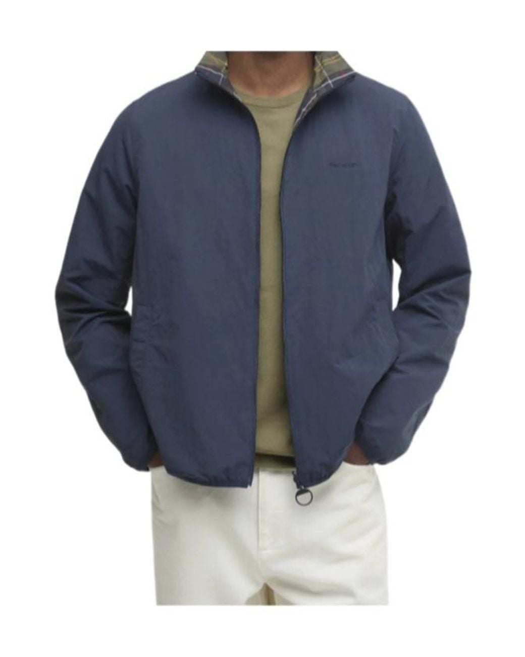 Barbour Blue Korbel Reversible Showerproof Jacket for men