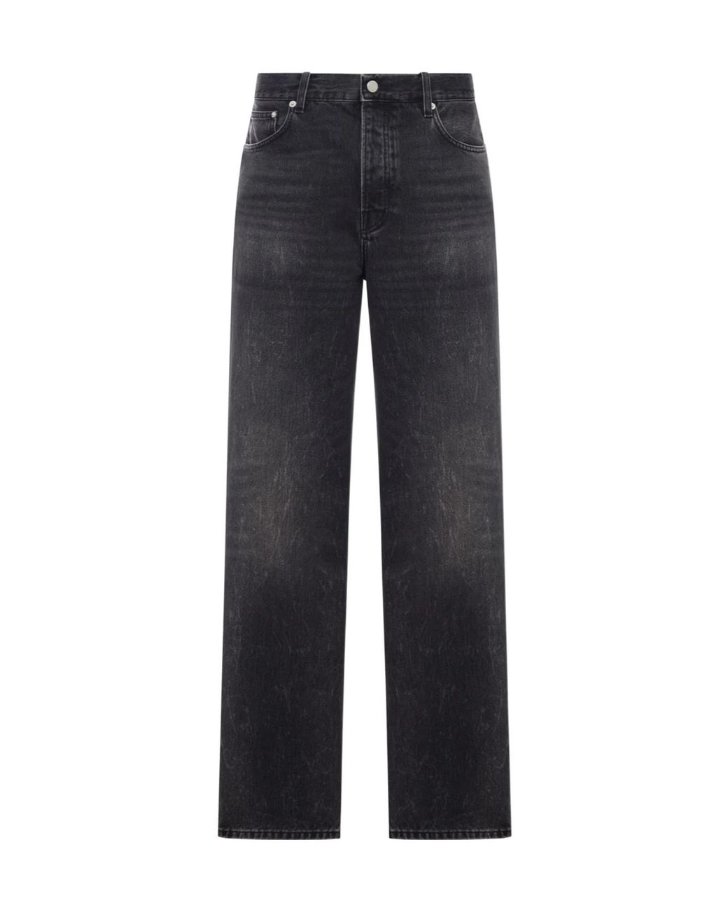 Haikure Blue Straight Five-Pocket Jeans for men