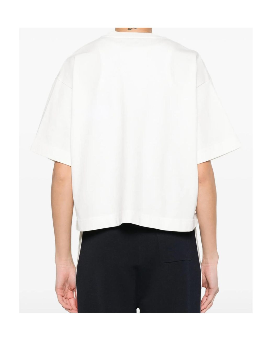 Autry White Tonal Logo Boxy T-Shirt
