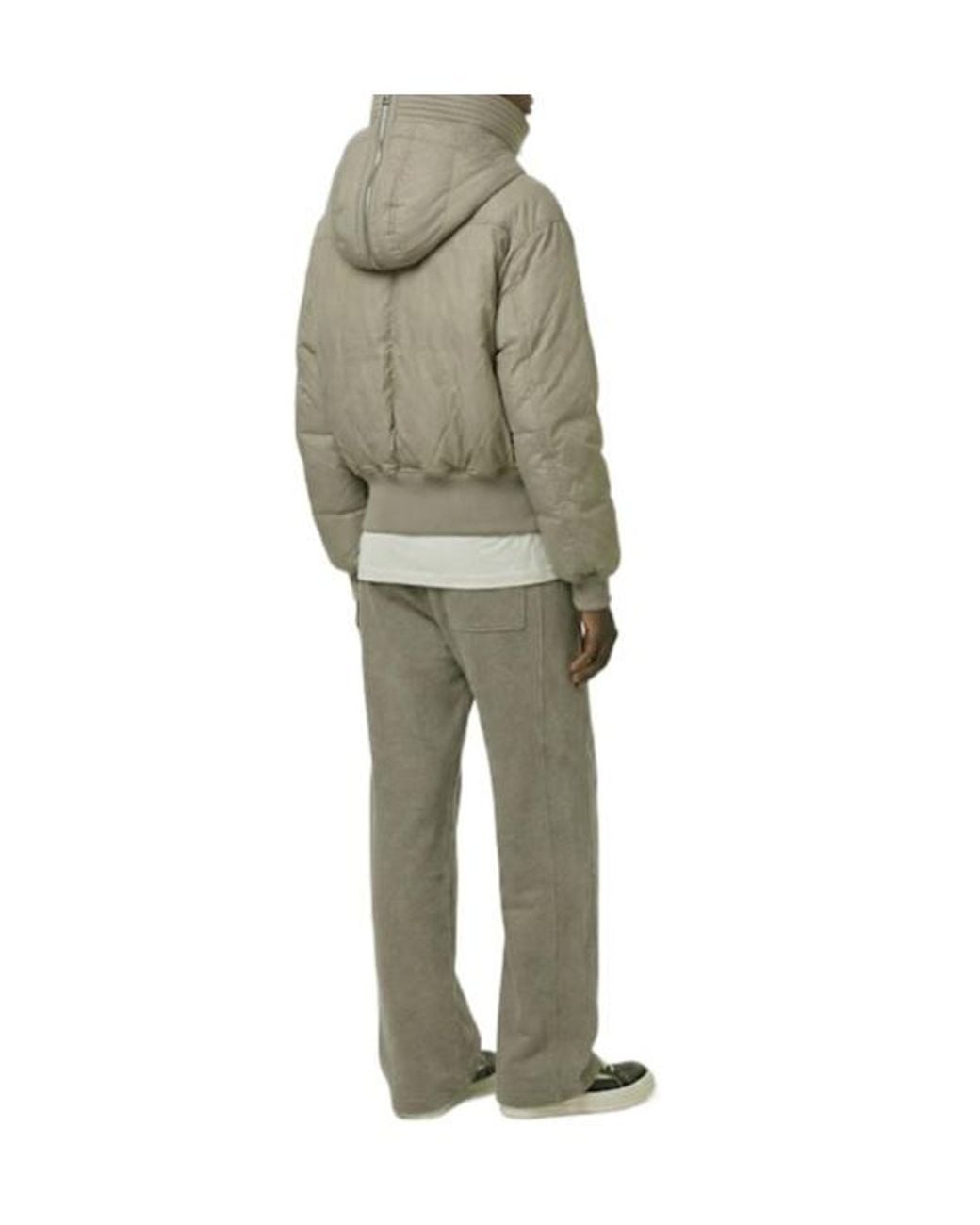 Rick Owens Brown Alice Parka Down Jacket