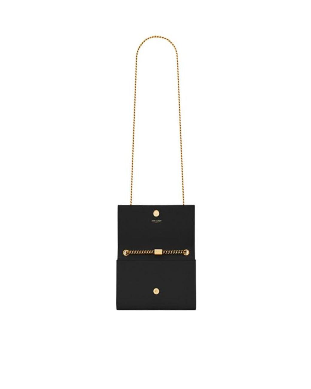 Saint Laurent Black Flip Shoulder Bag