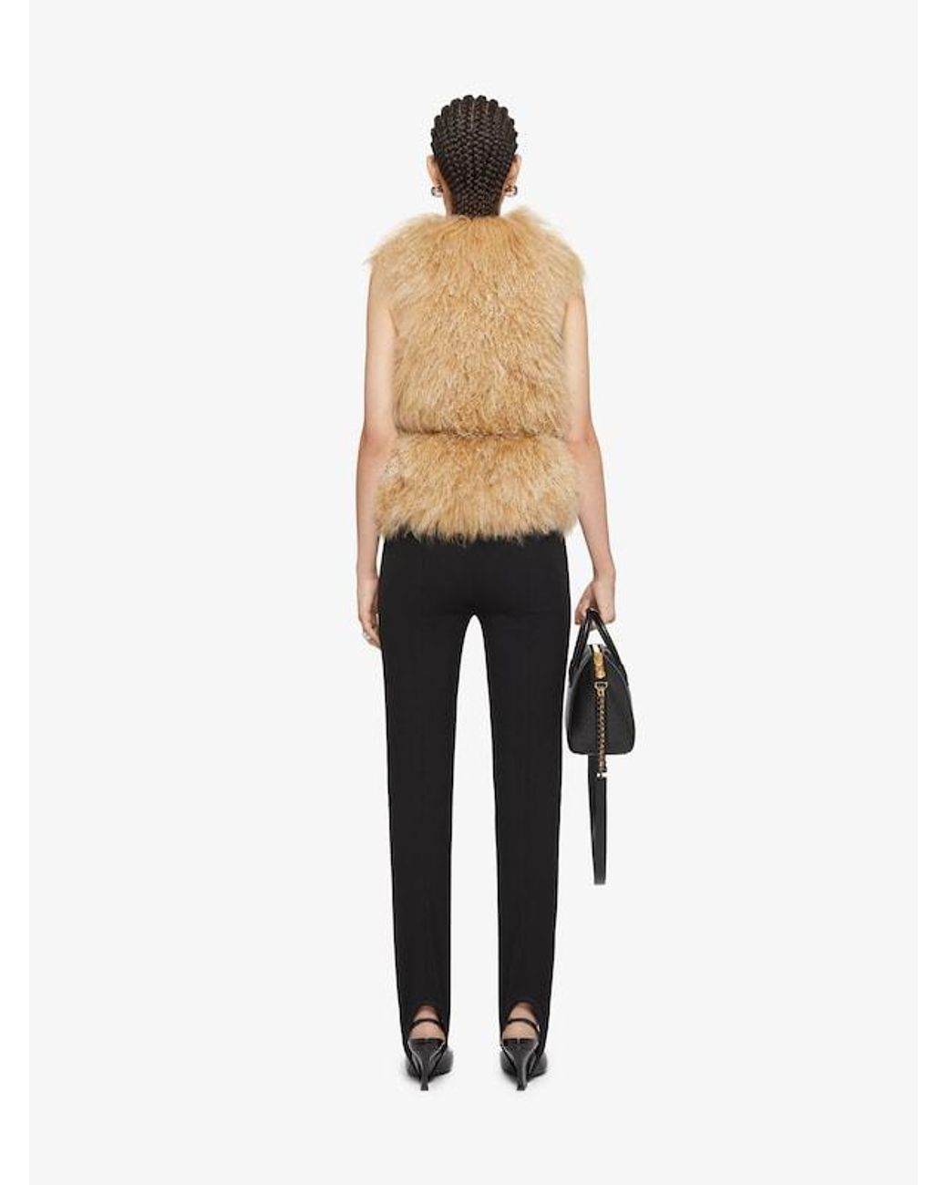 Givenchy Natural Fur Sleeveless Jacket