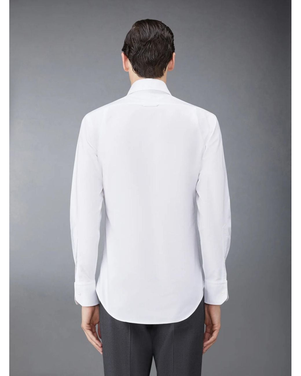 Thom Browne White Oxford Shirt for men