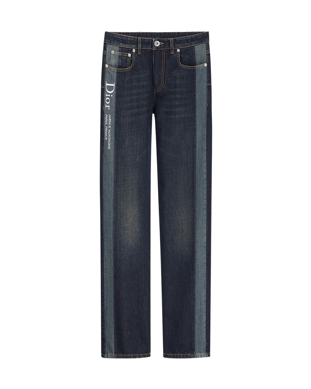 Dior Blue Alps Regular-Fit Jeans