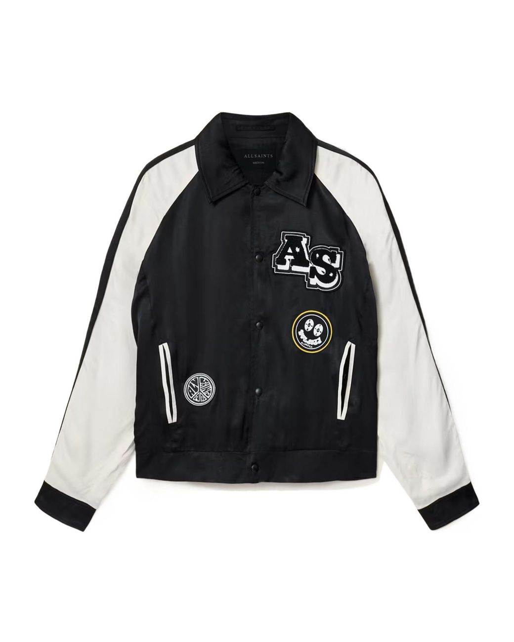 AllSaints Black Long-Sleeved Jacket for men