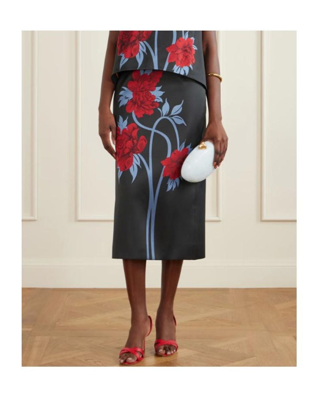 LaDoubleJ Blue La Doublej Pencil Skirt