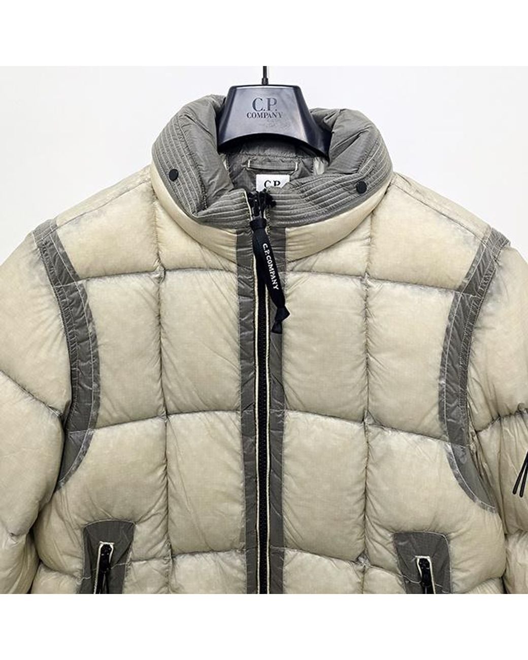 C P Company Multicolor Quilted Down Jacket for men