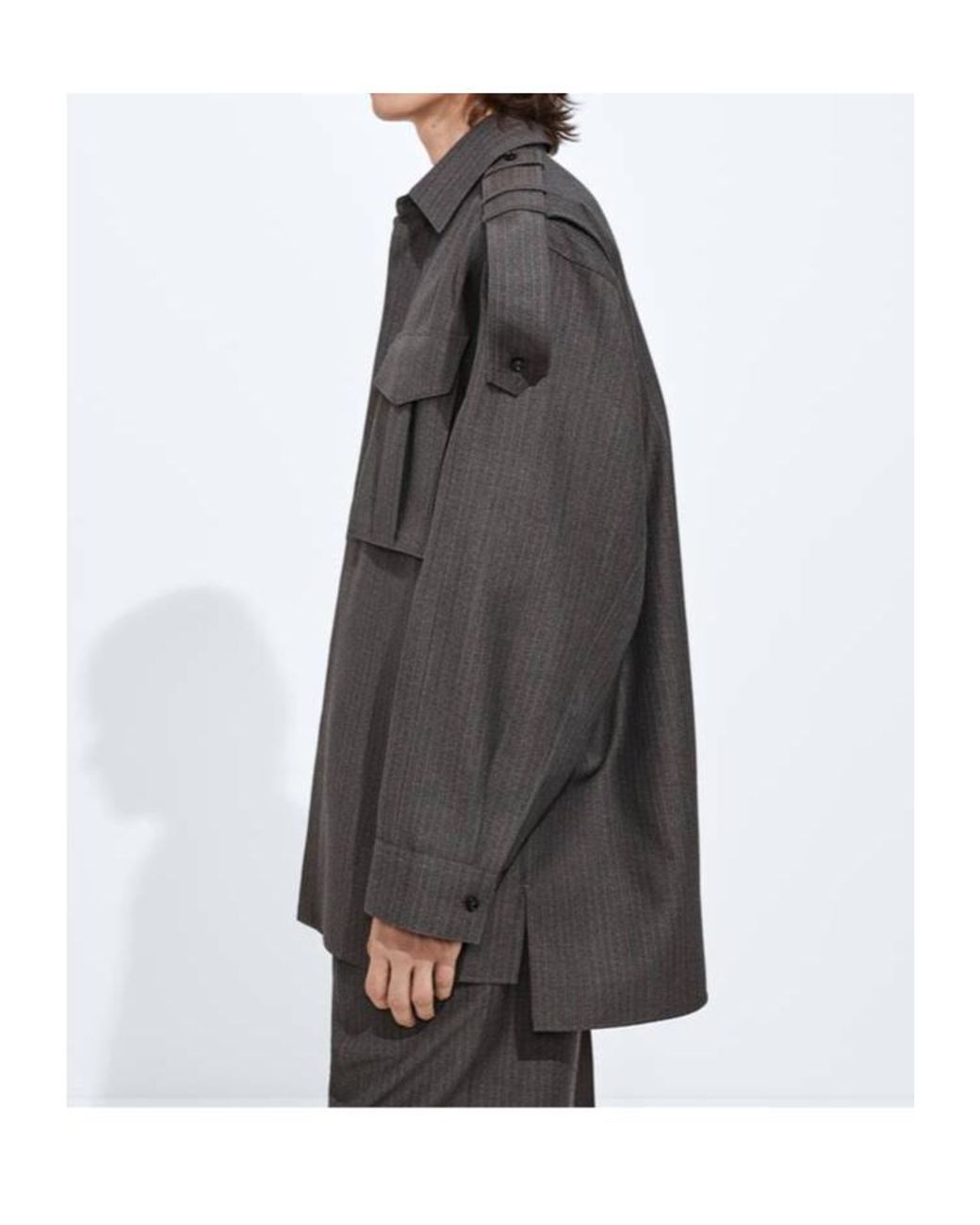 Bottega Veneta Black Wool And Mohair Shirt for men