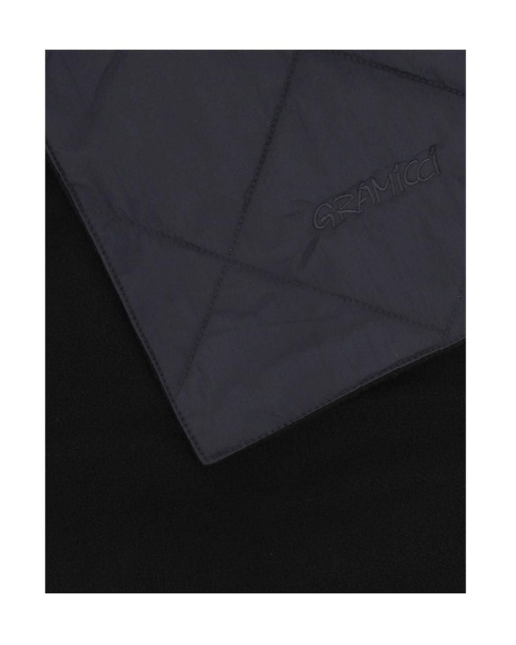 Gramicci Blue Quilted Scarf for men