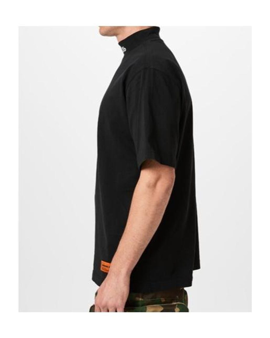 Heron Preston Black Short Sleeve T-Shirt for men