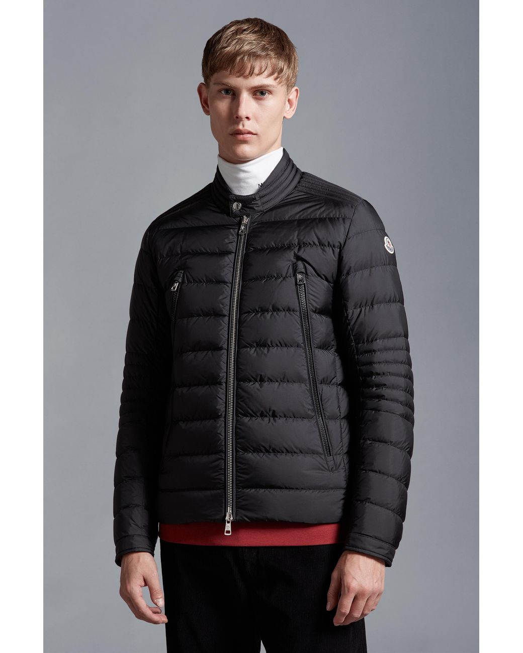 Moncler Black Amiot Short Down Jacket for men