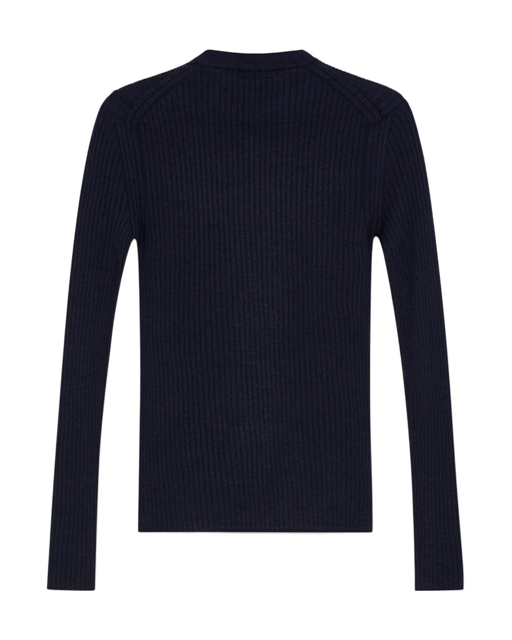 Jil Sander Blue Lightweight Wool Blend Sweater