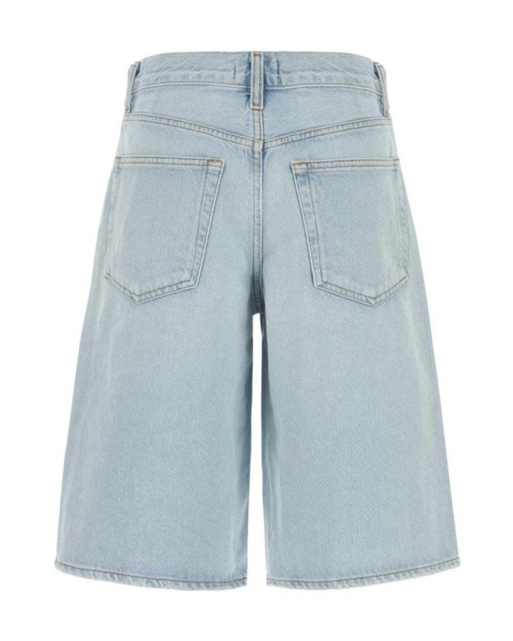 Agolde Blue Ramona Bermuda Jeans
