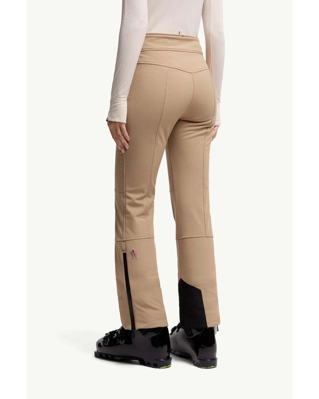Moncler Natural Logo Ski Pants