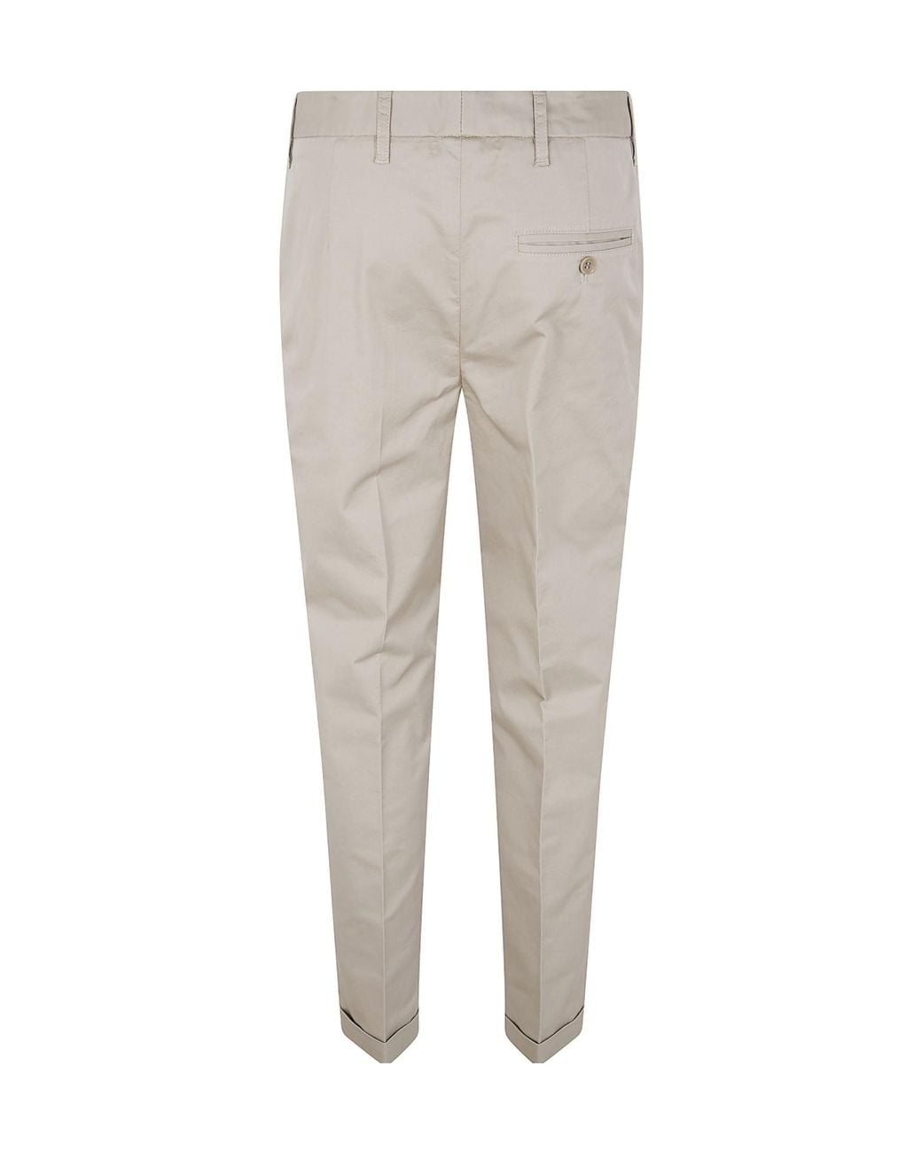 Aspesi Gray Regular Chino Pants