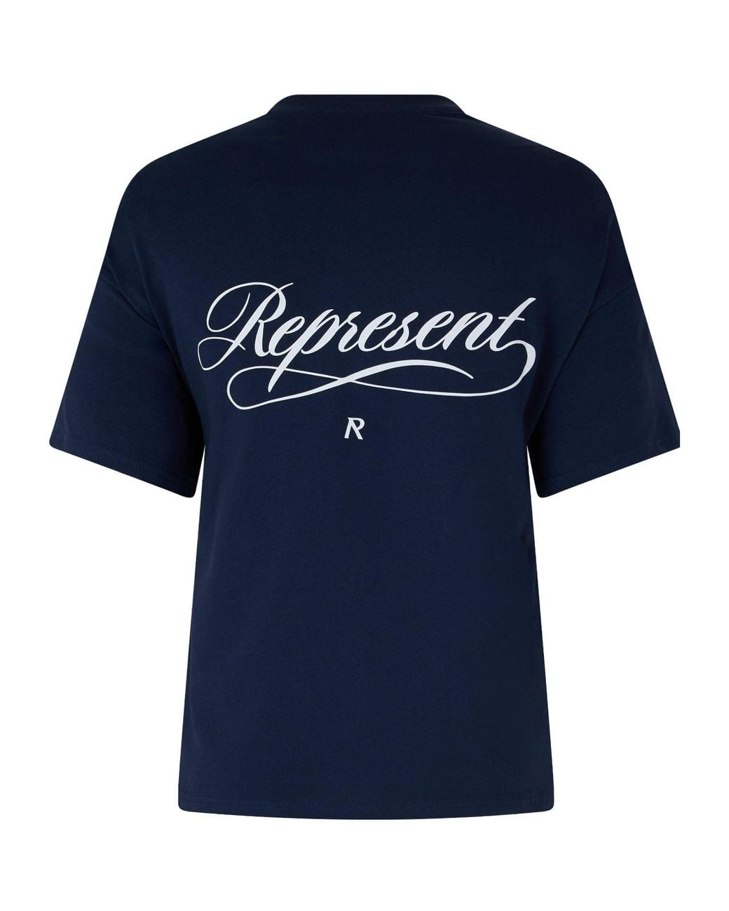 Represent Blue Printed Loosefit Tshirt for men