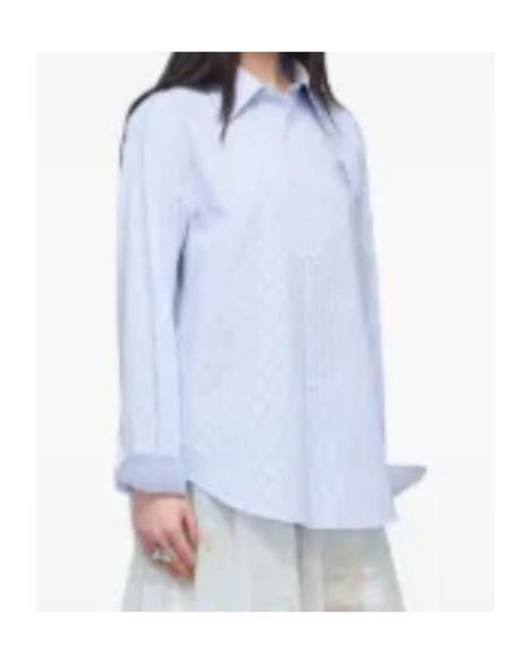 Marc Jacobs Blue Pop J Marc Striped Poplin Shirt