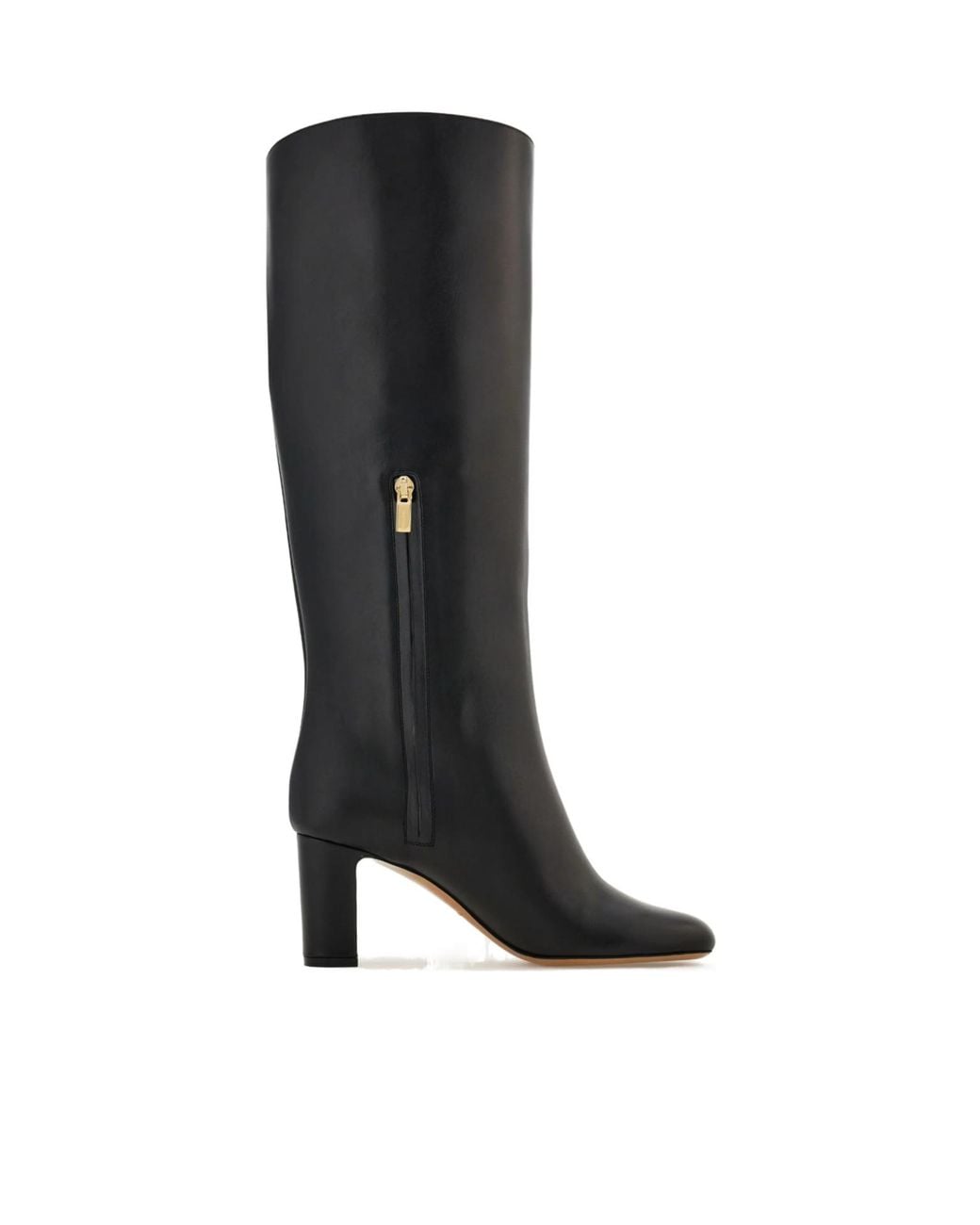 Ferragamo Black Hug Buckle Boots