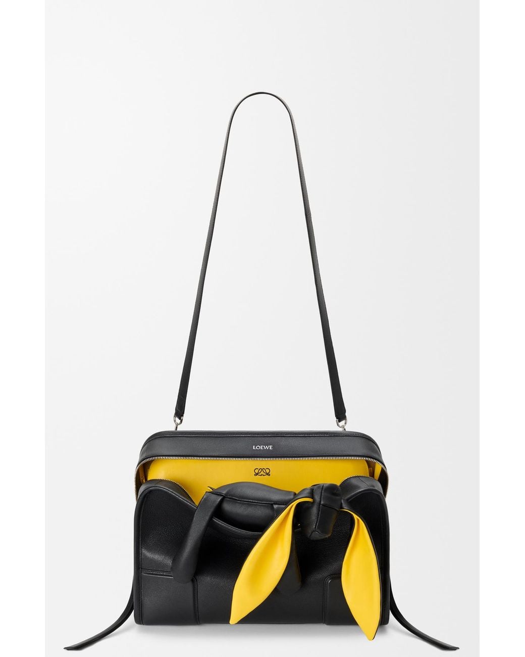 Loewe Black Amazona 180 Lazy Dog Tote Bag