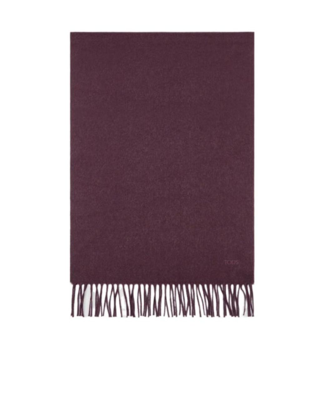 Tod's Purple Cashmere Scarf for men