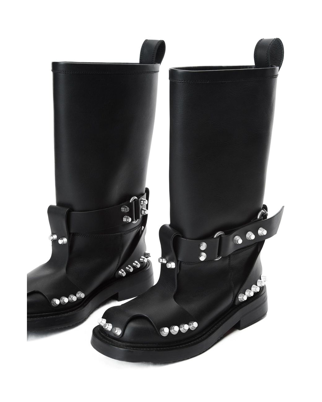 Alexander Wang Black Dixon Buckle Boots