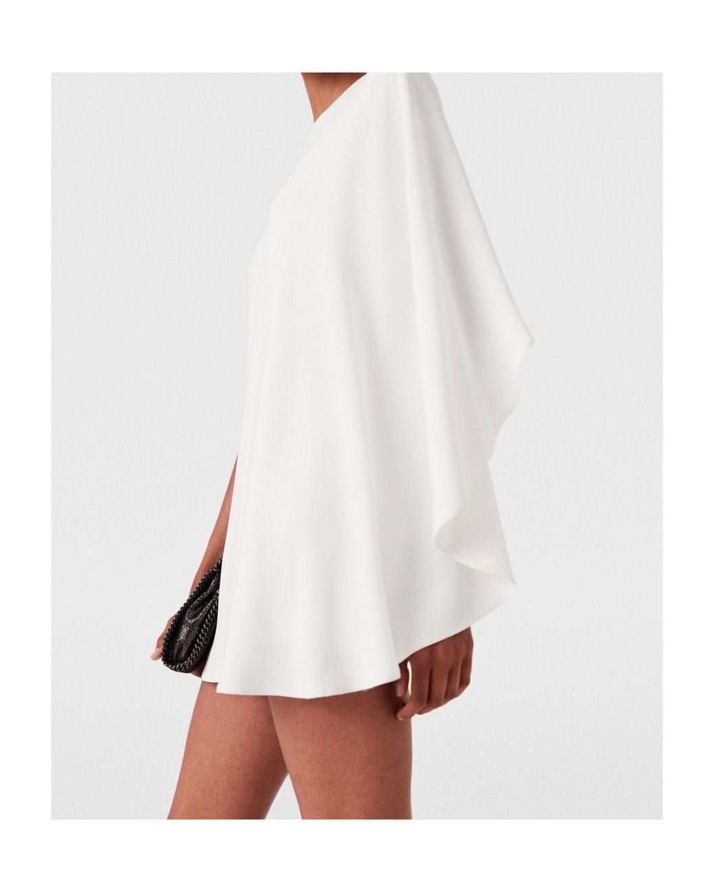 Stella McCartney White One-Sleeve Mini Dress