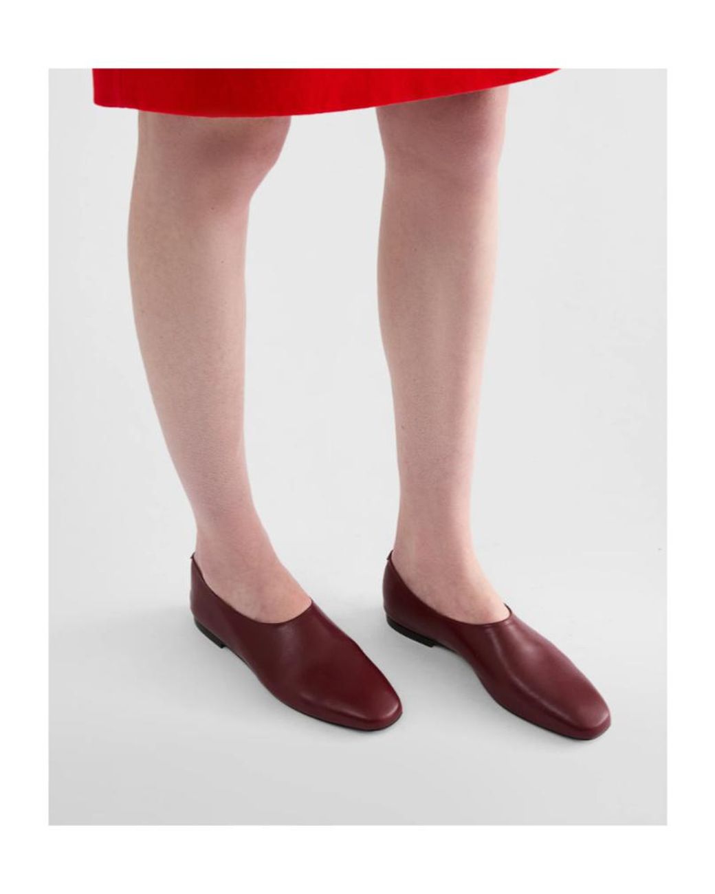 Jil Sander Red Prince Ballerina