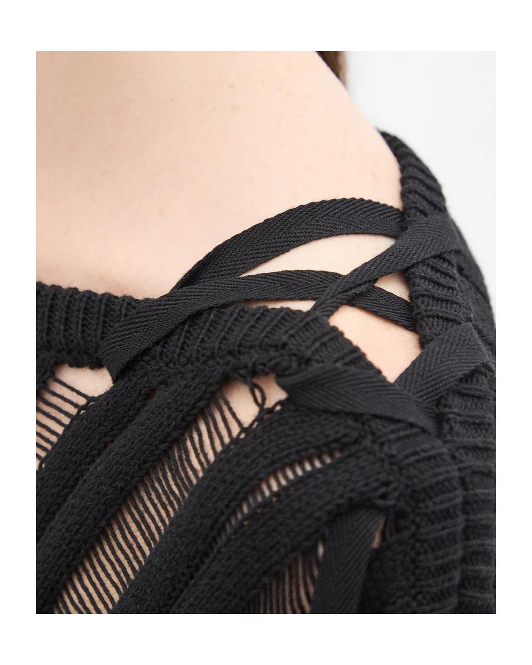 Ann Demeulemeester Black Gala Sweater
