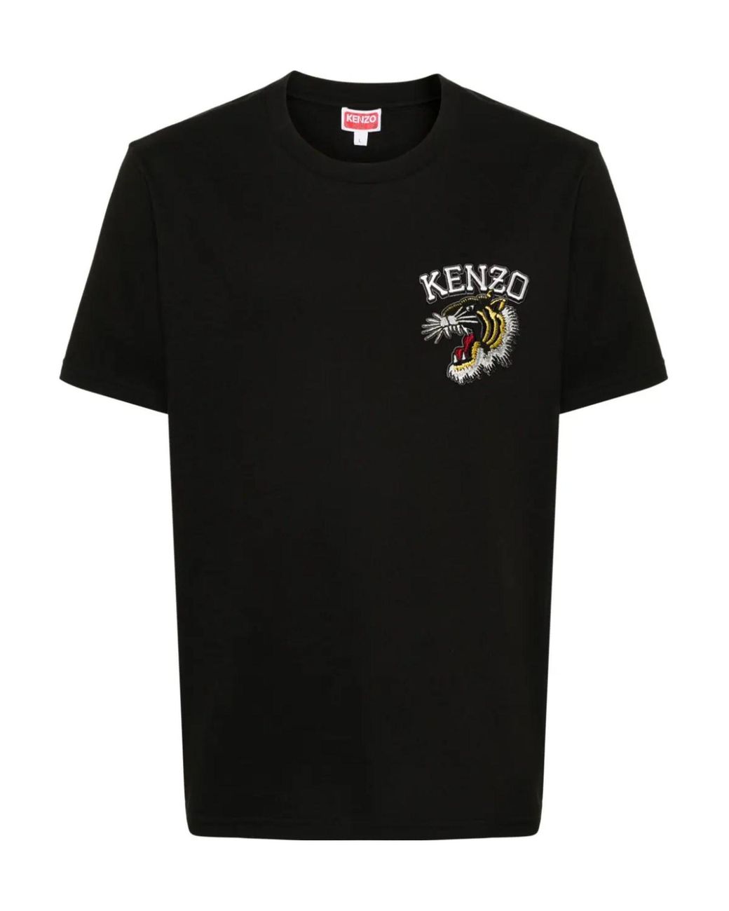 KENZO Black Short-Sleeved T-Shirt for men
