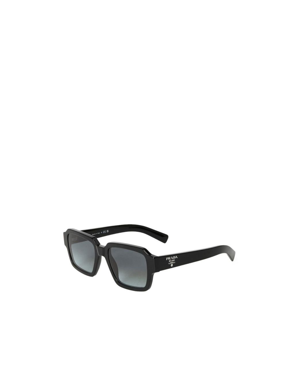 Prada White Acetate Square Sunglasses for men